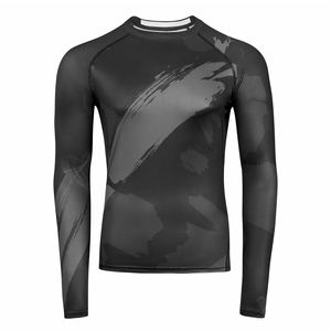 เสื้อแรชการ์ดระบายอากาศสำหรับผู้ชายเสื้อป้องกันผื่นระบายอากาศได้ดีแขนยาวมีโลโก้สำหรับผู้ใหญ่ - Product Image 1