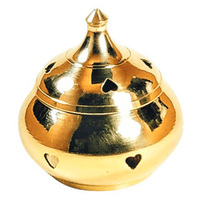 2026 métal croix brûleur d'encens charbon de bois église baptême cadeaux en gros boîte en carton religieux multiple luxe brûleur d'encens