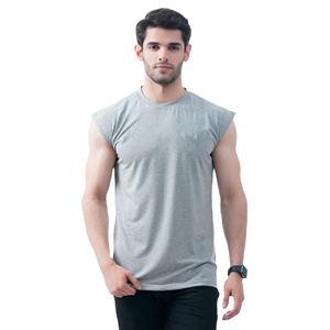 Camiseta sin Mangas de Algodón con Canalé para Hombre, Verano 2025, Logotipo Personalizado, Deportiva Básica, para Gimnasio, Servicio OEM, Categoría Camisetas Interiores - Product Image 1