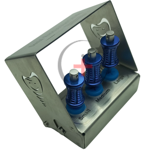 ชุดเจาะรากฟันที่เหลือเครื่องมือเตรียมรากเทียมกำจัดได้อย่างมีประสิทธิภาพทำจากโลหะเหล็กคุณภาพสูง - Product Image 4