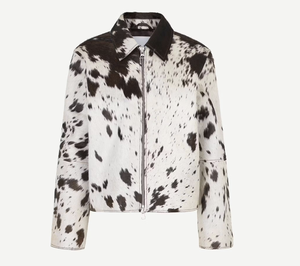 Chaqueta de cuero genuino de piel de vaca para mujer, ropa de invierno para niña, chaqueta de cuero estilo motorista para mujer, abrigos con bolsillos - Product Image 5