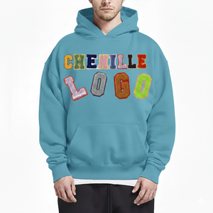Sudadera con Capucha Moderna y Personalizada para Hombre, con Logotipo Bordado en Chenilla, Estilo Holgado, Informal, Deportivo - Product Image 2