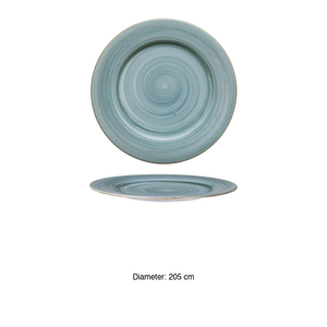 Plato de Cena Corona Artisan Azzurro de 20.5 cm, Suministros para Restaurantes, Vajilla para Catering, Venta al por Mayor - Product Image 3