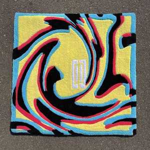 พรมขนสัตว์พิมพ์ลายแจ็คการ์ดสุดหรู ทอมือ นุ่มฟู อบอุ่น ไม่ลื่น ทอแบบแบน เทคนิคขนแบบวน  เป็นมิตรกับสิ่งแวดล้อม ทันสมัย - Product Image 4