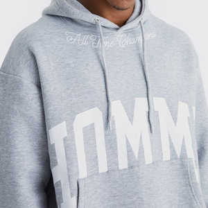 Conjunto de Sudadera con Capucha y Pantalones Deportivos para Hombre, Estilo Vintage, de Alta Calidad, Transpirable, Lavado Ácido, con Parches Bordados, Tallas Grandes, para Invierno - Product Image 6