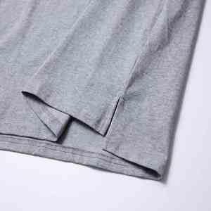 Camiseta de algodón peinado con estampado de alta calidad y logotipo personalizado, camisetas de manga larga para hombre - Product Image 2