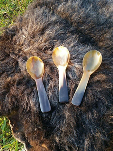 Cuchara para Comer de Cuerno de Búfalo, Estética Moderna y Limpia - Product Image 5