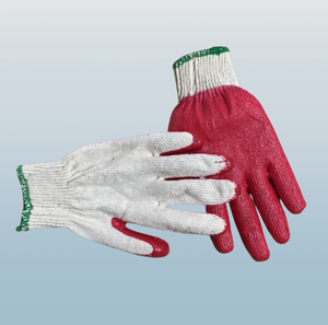 Gants en latex enduits de caoutchouc vietnamien Gants de travail de sécurité antidérapants anti-coupures Semi-revêtement Coton réutilisable Protection Jardin - Product Image 3