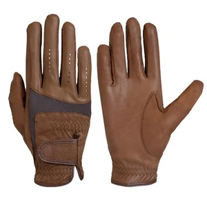 Fabricant professionnel avec votre logo de conception coupe parfaite bas prix logo personnalisé meilleure vente pour les gants d'équitation - Product Image 1