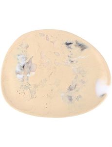 Assiette à dîner en résine de tortue ambrée, style bol rond profond, plat de service, vaisselle décorative, assiette de designer moderne - Product Image 4