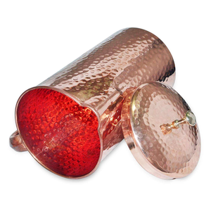 Venta de alta calidad de metal jarra de agua de cobre puro almacenamiento de agua hogar cocina Oficina regalos beneficios por Tradebit - Product Image 2