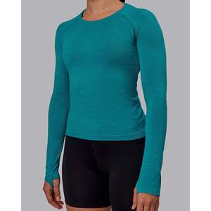T-shirt à manches longues sans couture AeroFLX+ pour femme - Bleu Bird Marl - Product Image 5
