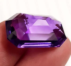 Améthyste naturelle, coupe octogonale, qualité supérieure, 1 pièce, pierre précieuse en vrac faite à la main pour la fabrication de bijoux - Product Image 6