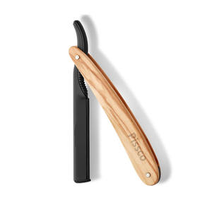 Navaja de barbero de filo recto para hombre, para cortar y afeitar la barba, navaja de afeitar individual para hombre, fabricada por Pissco Pakistán - Product Image 6
