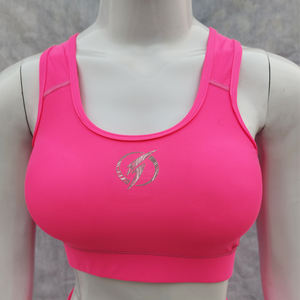 Ensemble de leggings de yoga taille haute et soutien-gorge de sport pour femmes, vente en gros OEM, respirant, léger, en élasthanne/nylon, équipement de fitness personnalisé - Product Image 2