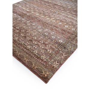 พรมขนสัตว์ถักมือสีน้ำตาลเบจ Viscaya รุ่น Enm-8005 ลายเรขาคณิตแบบอัฟกัน สำหรับบ้าน ห้องโถง ห้องนั่งเล่น-ขนนุ่มสำหรับวัยรุ่น - Product Image 2