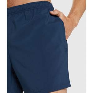 Blue High Quality Stretch Micro <b>Cool</b> <b>Shorts</b> Casual Drawstring Custom Logo Sports Active Workout Gym Athletic <b>Shorts</b> - Product Image 4