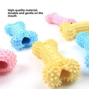 Jouet à mâcher en silicone écologique résistant aux morsures pour chien, bâton à mâcher pour chien, petit os à épines - Product Image 2