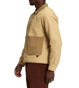 เสื้อแจ็กเก็ตผ้าแคนวาสอเนกประสงค์ปกพับลงออกแบบได้สไตล์แฟชั่นใหม่ - Product Image 4