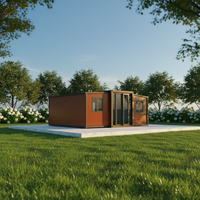 Villa, hôtel, bureau, centre commercial, entrepôt, maison en matériaux Sanji Board, bâtiment en conteneurs d'acier de 20 et 40 pieds, de style moderne et contemporain