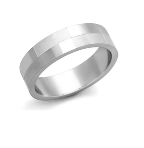 Joyería Simple de moda Acero inoxidable Nuevo elegante Anillo de personalidad creativa 4mm Anillo brillante de acero inoxidable simple - Product Image 6