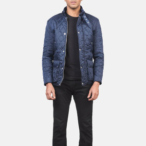 Chaqueta de Lona Acolchada para Hombre, Modelo 2026, Precio de Fábrica, Cuello Alto, Logotipo Frontal, Alta Calidad, Impermeable, Transpirable, con Capucha - Product Image 1