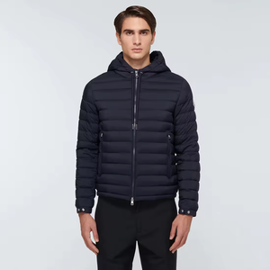 OEM Custom Design 2026 Hooded Heated Jacket Puff Padded Coat Men Bubble Winter <b>Black</b> Custom Men Puffer Jacket - Product Image 6