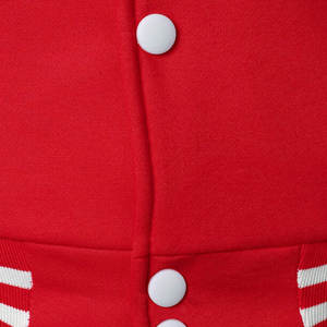 Chaqueta Universitaria de Lana y Cuero de la Mejor Calidad, con Botones Delanteros, Logotipo Bordado, Chaqueta Deportiva de Béisbol para Hombre - Product Image 5