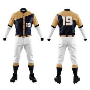 Camiseta de Béisbol Moderna para Adultos, 100% Poliéster, Secado Rápido, Uniformes de Equipo Personalizables para Actividades Deportivas - Product Image 1
