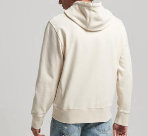 Sudadera con Capucha Térmica de Felpa de Algodón 100% de Doble Capa de Primera Calidad para Hombre, Logotipo Personalizado, Sudadera Holgada con Forro - Product Image 3