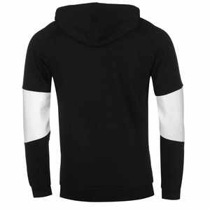 Sweat à capuche en molleton de coton multicolore de qualité supérieure pour hommes sweat à capuche bicolore veste zippée douce broderie manteau d'hiver teint uni - Product Image 4