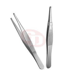 Fórceps de tejido de calidad superior Fórceps de tejido de instrumentos médicos de acero inoxidable estándar recto - Product Image 5