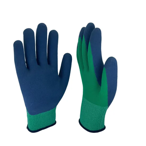 Logo personnalisé Construction lisse industrielle de protection anti-huile imperméable latex enduit gants de sécurité au travail fabricant - Product Image 2