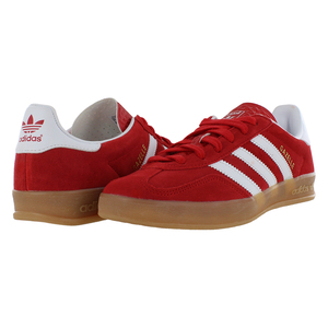 Adidas Gazelle Indoor Men's <b>Fitness</b> <b>Walking</b> <b>Shoes</b> Red/White/Brown Color | 100% Authentic - Product Image 3