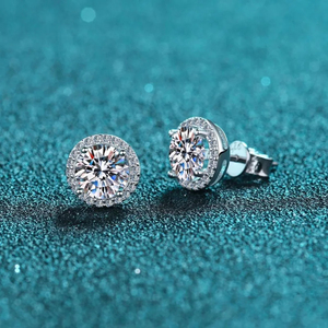 Luxury 925 <b>Silver</b> <b>Stud</b> Earrings VVS Moissanite Diamond 10K 14K 18K Solid Gold Hip Hop Style Fine <b>Stud</b> Earrings for Women - Product Image 4