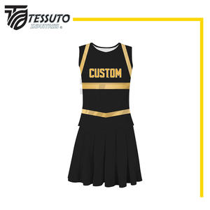 El mejor precio Uniforme de animadora sin mangas Venta caliente Sublimación Uniformes profesionales Diseño de buena calidad Uniforme de animadora - Product Image 2