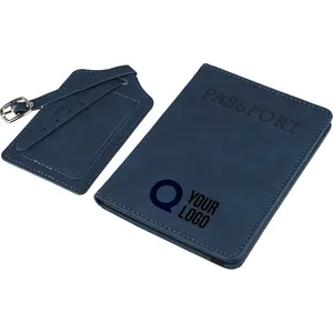 Set da Viaggio Zani in PU Riciclato, Porta Passaporto Sostenibile e Set Regalo Aziendale per Gadget - Product Image 1