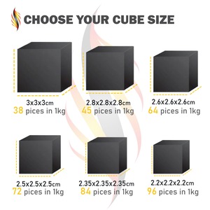 Брикеты для бездымного кокосового угля красного цвета - Product Image 2