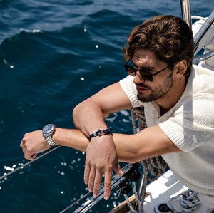 Minimalist Nautical Rope Bracelet, Navy Nylon Clasp Bracelet, Jewelry for <b>Men</b>, Gifts for Him, Valentine's Day Gift - Product Image 2