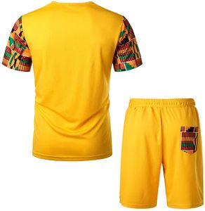 2023 Primavera Verano Casual hombres algodón Lino conjuntos de dos piezas ropa de manga corta camisas y pantalones cortos trajes hombres Streetwear - Product Image 2