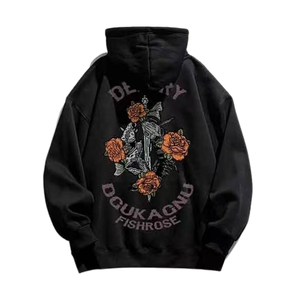 Premium Sense Custom Logo Pullover Hoodie Nuevo Vintage Oversize Diseño Sólido Bordado Con Capucha Loose Fit Estilo Cómodo - Product Image 4