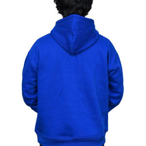Sudaderas con capucha de algodón orgánico al por mayor personalizadas 2025, ropa de calle Unisex para hombre, bordado básico de gran tamaño para invierno, estampado de alta calidad - Product Image 2