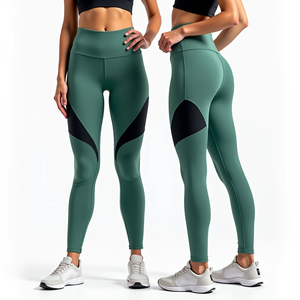 Pantalones de compresión de cintura alta con compresión y estilo de mallas de ajuste seco para mujeres gimnasio señoras Fitness entrenamiento correr Fitness - Product Image 6
