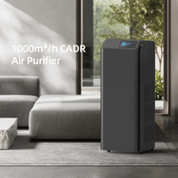 Invitop nouveau puissant purificateur d'air domestique Hepa pour grande pièce avec contrôle WiFi