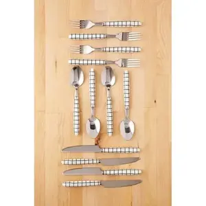 Recién llegado, juego de cubiertos de acero inoxidable con espejo de Color dorado de diseño Simple para utensilios de cocina y vajilla, juegos de artículos de hotel - Product Image 6