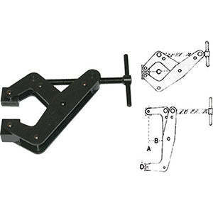 <b>Quick</b>-Locking Hand <b>Clamps</b> Special Steel Type 2840g 6 Metric Measurement System - Product Image 1