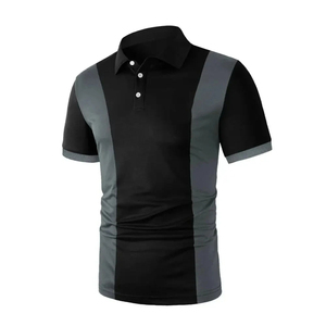 Chemise polo de golf pour homme, vêtements de sport, coton respirant blanc, broderie personnalisée, impression, manches courtes - Product Image 1