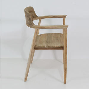 Saggi Teak Wood Stackable <b>Chair</b> - Product Image 4
