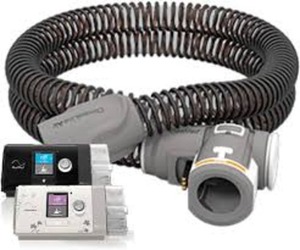 Composant de tube chauffant pour CPAP - Matériau en silicone, forme solide, réutilisable/jetable - Product Image 1