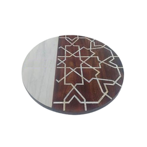 Bandeja para servir de diseño fabuloso en madera y madre de perla Vajilla DE TRABAJO Chocolates Bandeja para aperitivos a la venta - Product Image 3